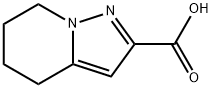 吡唑[1,5-A] 4,5,6,7-四氢吡啶-2-羧酸,307313-03-7,结构式