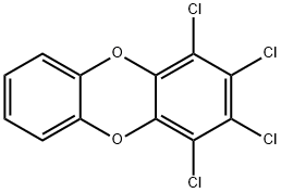 1,2,3,4-四氯二苯并-对-二恶英,30746-58-8,结构式