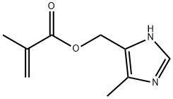 2-Propenoic  acid,  2-methyl-,  (5-methyl-1H-imidazol-4-yl)methyl  ester  (9CI) Structure