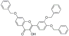 7-(benzyloxy)-2-(3,4-bis(benzyloxy)phenyl)-3-hydroxy-4H-chroMen-4-one Structure