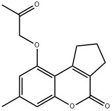 307549-57-1 7-メチル-9-(2-オキソプロポキシ)-2,3-ジヒドロシクロペンタ[C]クロメン-4(1H)-オン