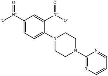 2-[4-(2,4-dinitrophenyl)piperazino]pyrimidine Structure