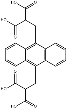9,10-蒽基-双(亚甲基)二丙二酸,307554-62-7,结构式