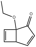 Bicyclo[3.2.0]hepta-3,6-dien-2-one, 1-ethoxy- (9CI) 结构式
