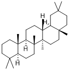 (18α)-オレアナン 化学構造式