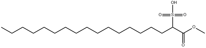 1-methyl 2-sulphooctadecanoate,3076-26-4,结构式