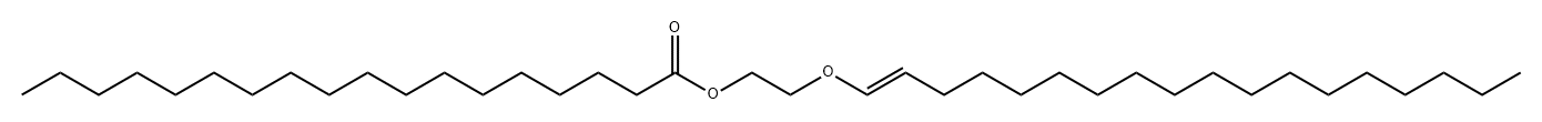 Stearic acid 2-[(E)-1-octadecenyloxy]ethyl ester,30760-06-6,结构式