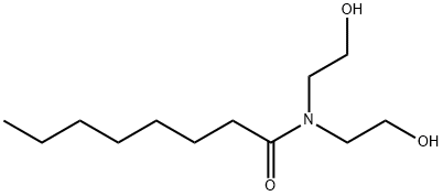 N,N-双(2-羟乙基)辛酰胺, 3077-30-3, 结构式