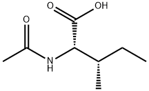 N-乙酰-L-异亮氨酸, 3077-46-1, 结构式