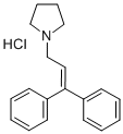 1-(3,3-Diphenylallyl)pyrrolidine hydrochloride|