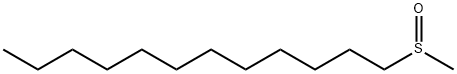 ドデシル(メチル)スルホキシド 化学構造式