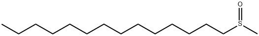 Tetradecane, 1-(methylsulfinyl)- Structure
