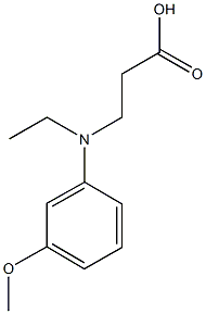 3-[ETHYL-(3-METHOXY-PHENYL)-AMINO]-PROPIONIC ACID,307923-93-9,结构式