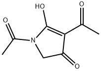 3H-Pyrrol-3-one,  1,4-diacetyl-1,2-dihydro-5-hydroxy- Struktur