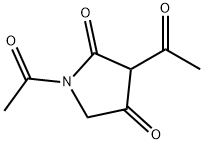 2,4-Pyrrolidinedione,  1,3-diacetyl- 结构式