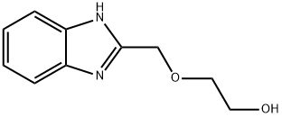 2-(1H-苯并咪唑-2-基甲氧基)乙醇,307931-39-1,结构式