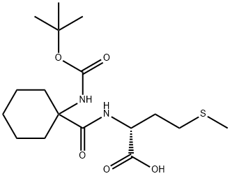 307944-80-5 D-Methionine, N-[[1-[[(1,1-dimethylethoxy)carbonyl]amino]cyclohexyl]carbonyl]- (9CI)