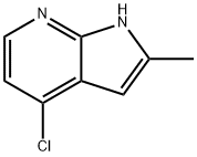 1H-Pyrrolo[2,3-b]pyridine, 4-chloro-2-Methyl- Struktur