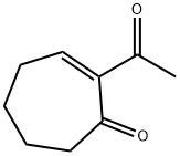 2-Cyclohepten-1-one, 2-acetyl- (9CI),307965-58-8,结构式