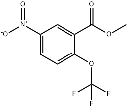 5-NITRO-2-(TRIFLUOROMETHOXY)BENZOIC ACID METHYL ESTER Struktur