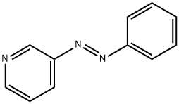 3-[(E)-Phenylazo]pyridine 结构式