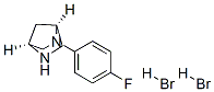 (1S,4S)-(-)-2-(4-氟苯基)-2,5-二氮杂二环[2.2.1]庚烷 氢溴酸盐, 308103-49-3, 结构式