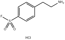 4-(2-アミノエチル)ベンゼンスルホニルフルオライド塩酸塩 化学構造式