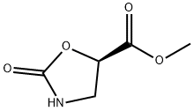 (R)-2-氧代噁唑烷-5-羧酸甲酯 结构式