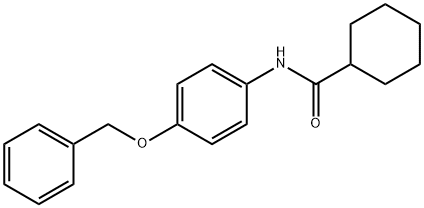 4-(BENZYLOXY)-N-CYCLOHEXAMIDOANILINE Structure
