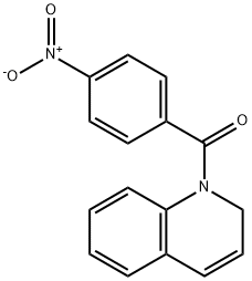 1,2-Dihydro-1-(p-nitrobenzoyl)quinoline Structure