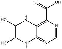 5,6,7,8-Tetrahydro-6,7-dihydroxy-4-pteridinecarboxylic acid,30835-19-9,结构式