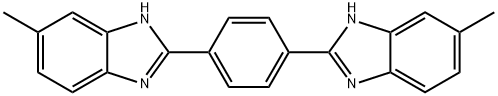 5-METHYL-2-(4-(5-METHYL-1H-BENZO[D]IMIDAZOL-2-YL)PHENYL)-1H-BENZO[D]IMIDAZOLE,308362-24-5,结构式