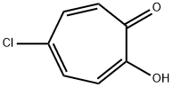 5-Chloro-2-hydroxy-2,4,6-cycloheptatrien-1-one,3084-17-1,结构式