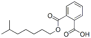 isooctyl hydrogen phthalate Structure