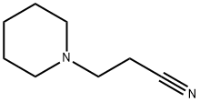 N-(2-シアノエチル)ピペリジン 化学構造式