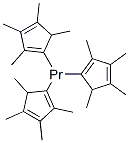 TRIS(TETRAMETHYLCYCLOPENTADIENYL)PRASEO&,308847-82-7,结构式