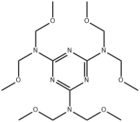 六甲氧基甲基三聚氰胺,3089-11-0,结构式
