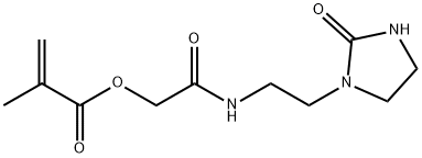 2-oxo-2-[[2-(2-oxoimidazolidin-1-yl)ethyl]amino]ethyl methacrylate Struktur