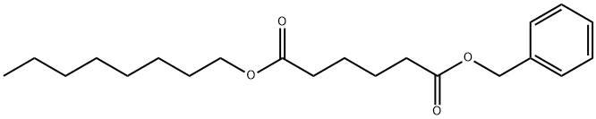 アジピン酸1-オクチル6-フェニルメチル 化学構造式