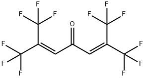 2,5-Heptadien-4-one, 1,1,1,7,7,7-hexafluoro-2,6-bis(trifluoromethyl)- Struktur