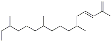 Hexadecadiene, 2,6,10,14-tetramethyl- 化学構造式