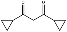 1,3-ジシクロプロピルプロパン-1,3-ジオン 化学構造式