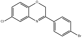 3-(4-溴苯基)-6-氯-2H-苯并[B][1,4]噁唑,309263-43-2,结构式