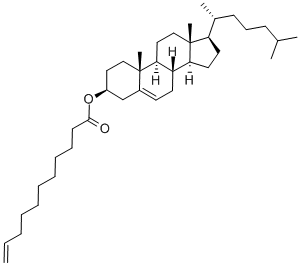 CHOLESTERYL 10-UNDECENOATE 化学構造式