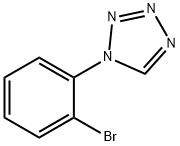 1H-TETRAZOLE, 1-(2-BROMOPHENYL)- Struktur