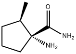 Cyclopentanecarboxamide, 1-amino-2-methyl-, (1R,2R)- (9CI) Structure