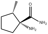 Cyclopentanecarboxamide, 1-amino-2-methyl-, (1R,2S)- (9CI) 化学構造式