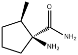 Cyclopentanecarboxamide, 1-amino-2-methyl-, (1S,2R)- (9CI) 化学構造式