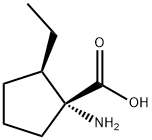 Cyclopentanecarboxylic acid, 1-amino-2-ethyl-, (1R,2R)- (9CI),309757-07-1,结构式