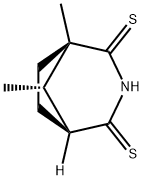 3-Azabicyclo[3.2.1]octane-2,4-dithione,1,8-dimethyl-,(1R,5S,8S)-(9CI),309759-66-8,结构式